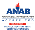 ANAB Accredited — ISO/IEC 17021-1 management systems certification body